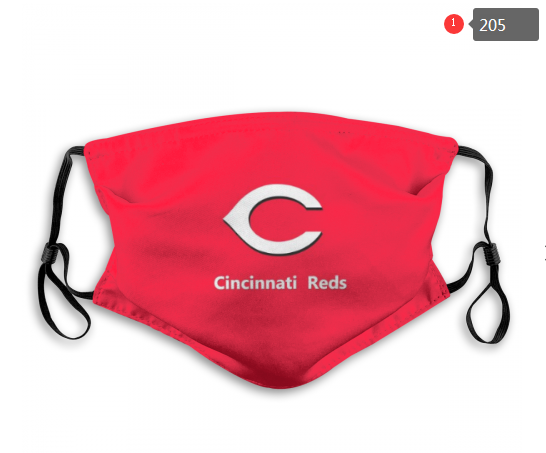 MLB Cincinnati Reds #1 Dust mask with filter-0